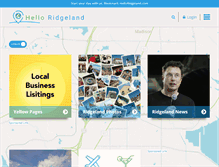 Tablet Screenshot of helloridgeland.com